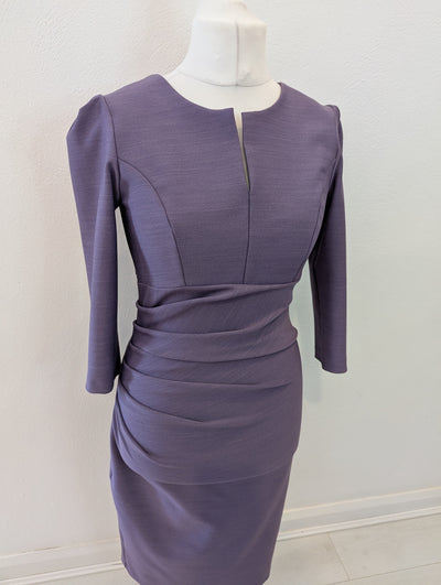Seed Purple Ruched Dress 14