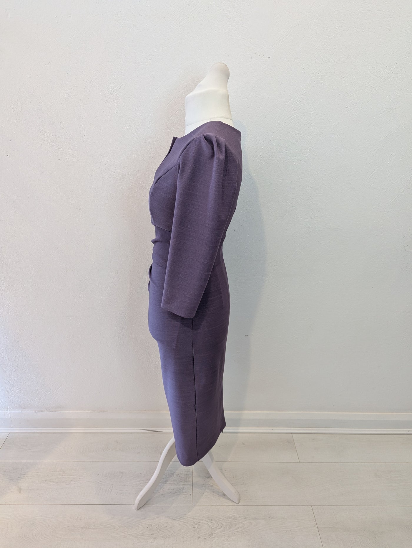 Seed Purple Ruched Dress 14