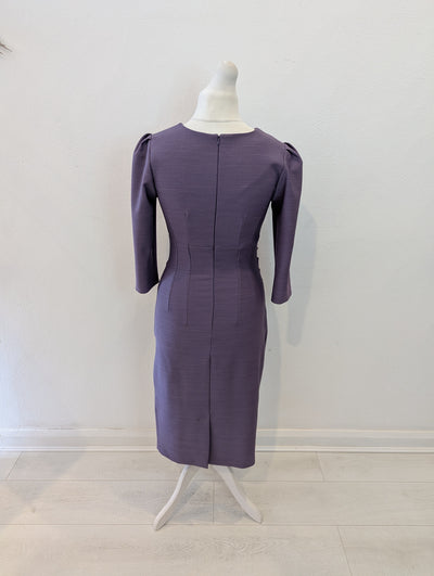 Seed Purple Ruched Dress 14