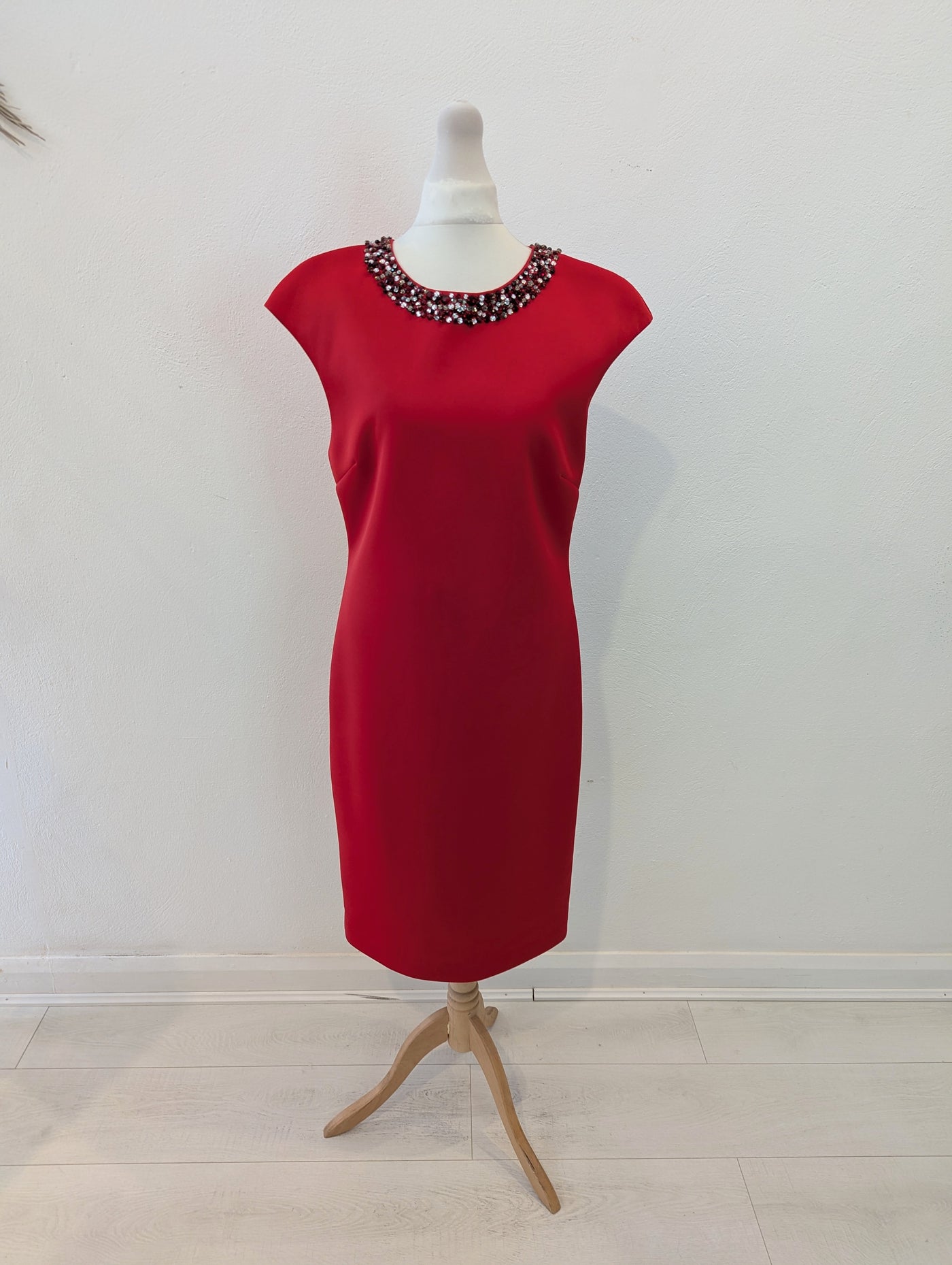 Ted Baker Embellished Neck Dress 4