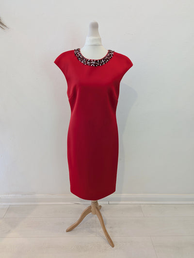 Ted Baker Embellished Neck Dress 4
