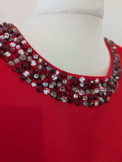 Ted Baker Embellished Neck Dress 4