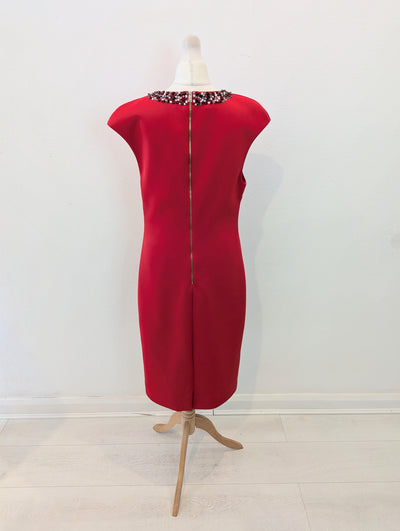 Ted Baker Embellished Neck Dress 4