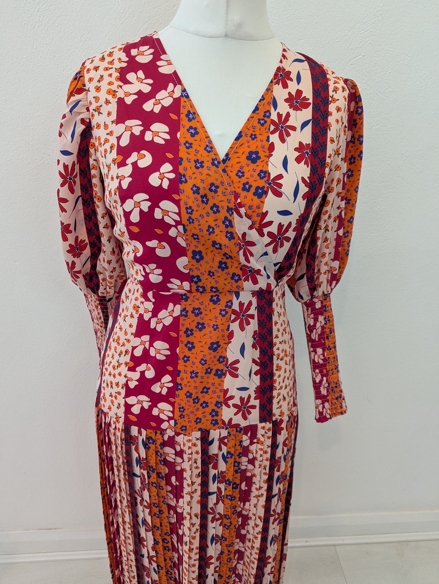 Never Fully Dressed Pleated floral dress 10