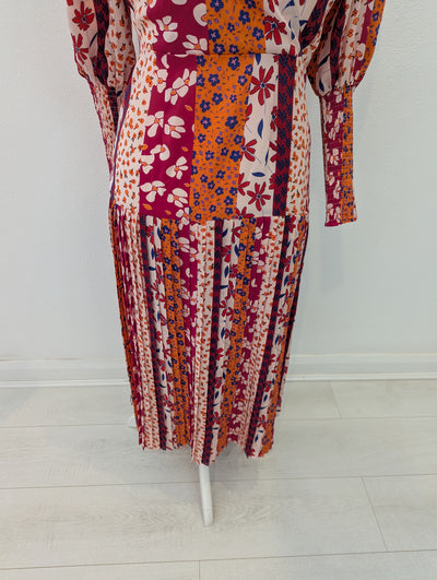 Never Fully Dressed Pleated floral dress 10