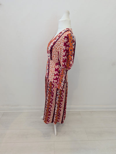 Never Fully Dressed Pleated floral dress 10