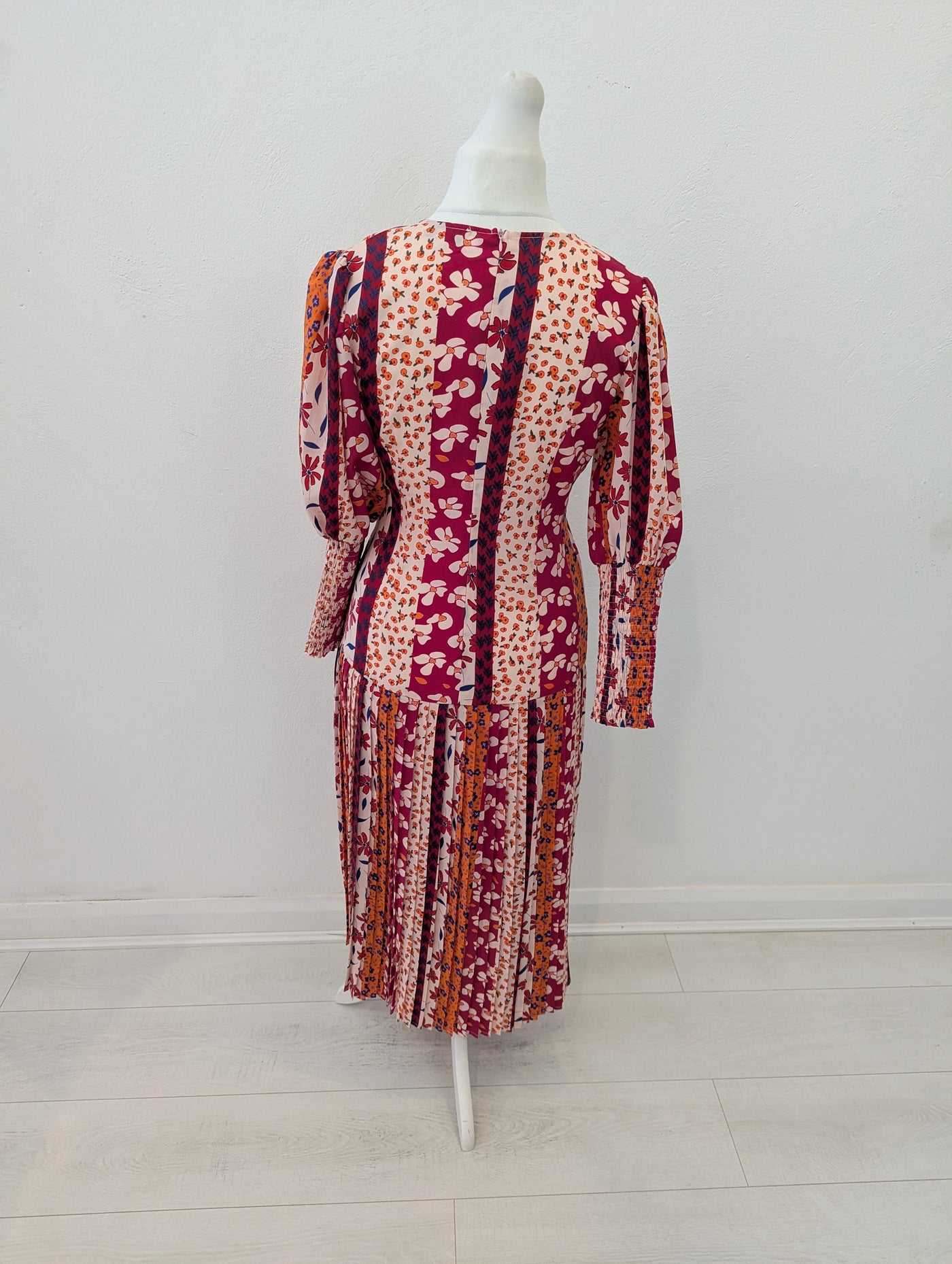 Never Fully Dressed Pleated floral dress 10