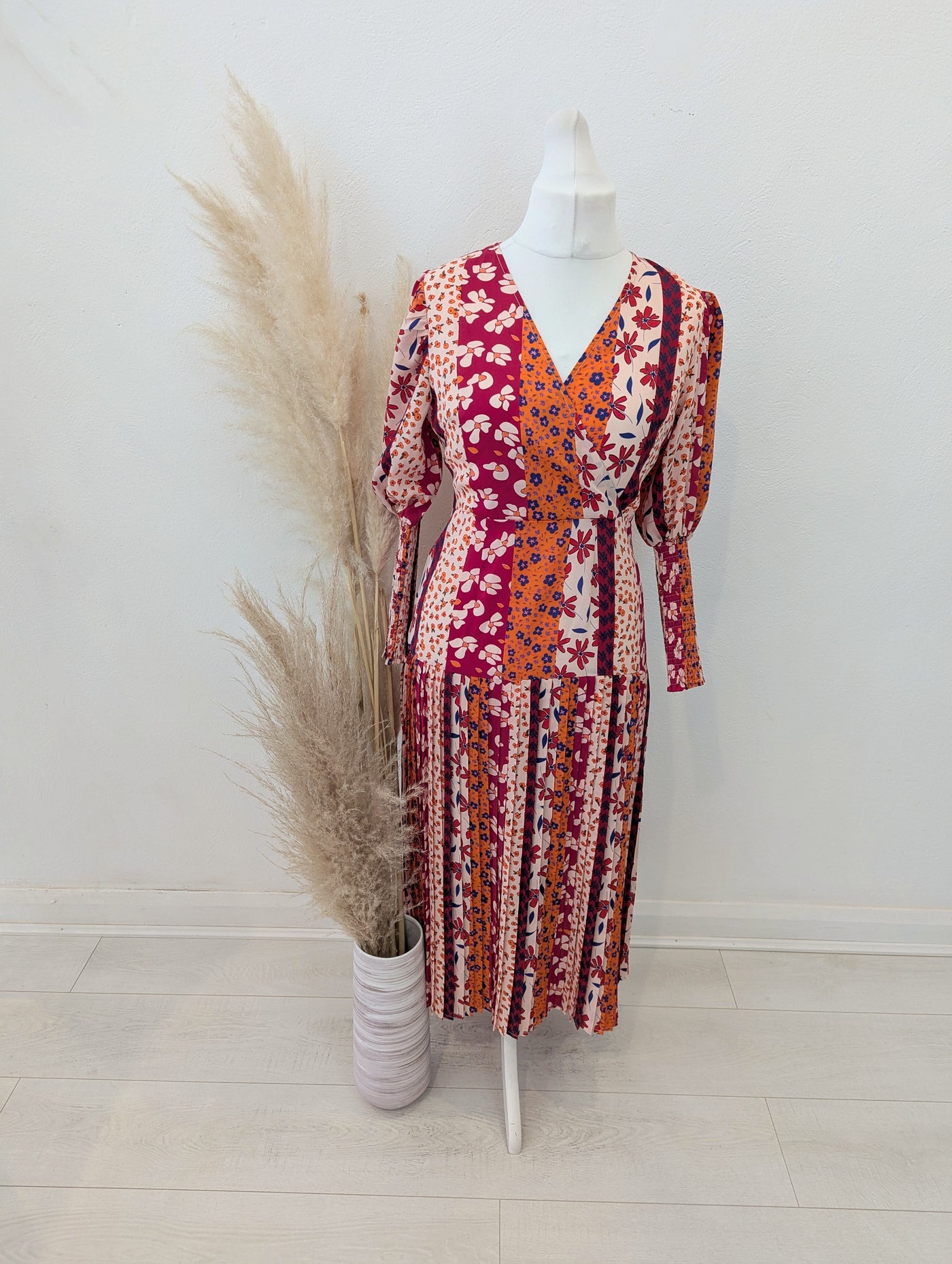 Never Fully Dressed Pleated floral dress 10