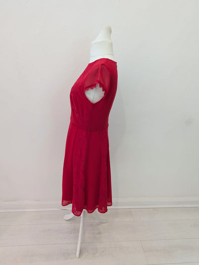 Monsoon Coral Embroidery Dress 14