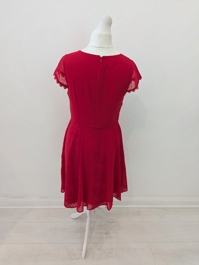 Monsoon Coral Embroidery Dress 14