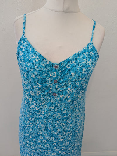 Per Una Teal Flower Dress & Shrug 18L