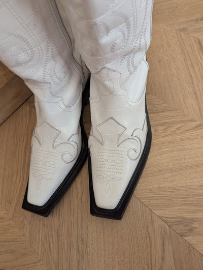 Topshop Leather Cowboy Boots 5