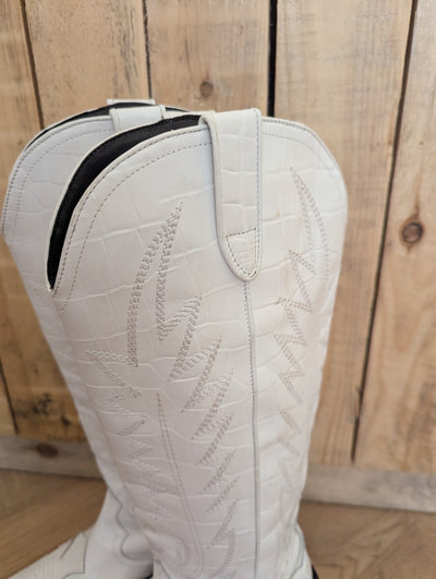 Topshop Leather Cowboy Boots 5