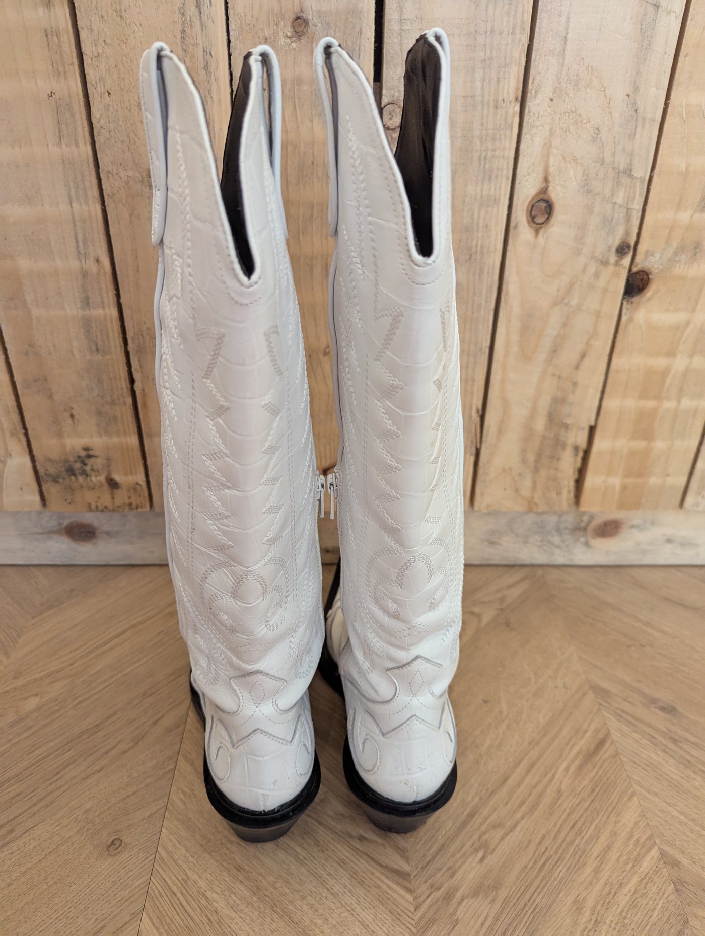 Topshop Leather Cowboy Boots 5