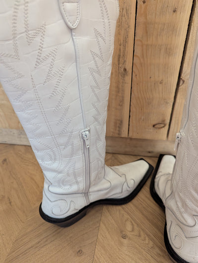 Topshop Leather Cowboy Boots 5