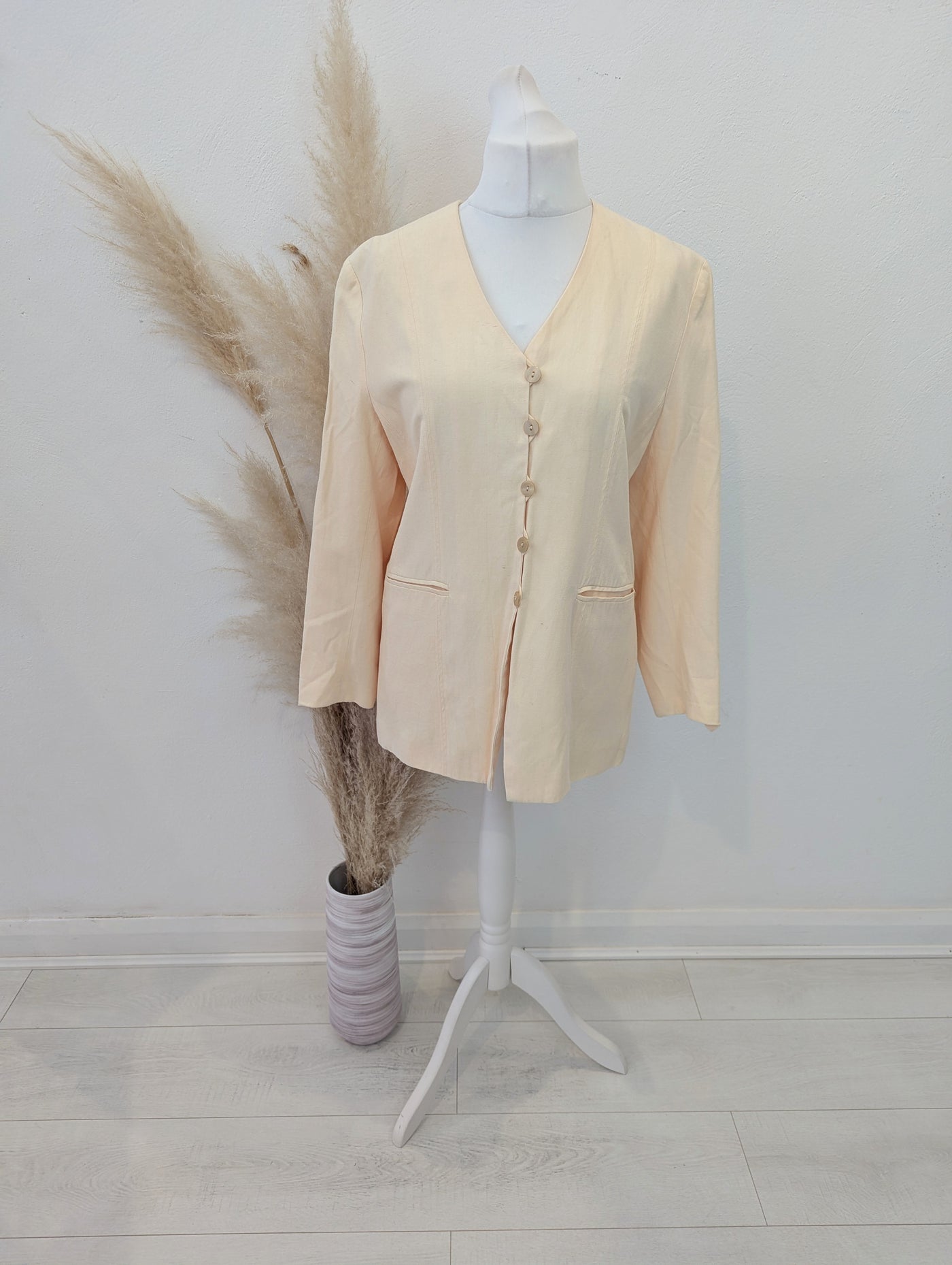 Fransa 1990s Cream Blazer 12