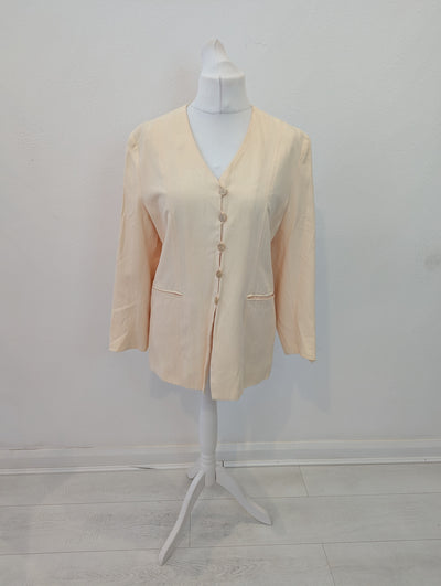Fransa 1990s Cream Blazer 12