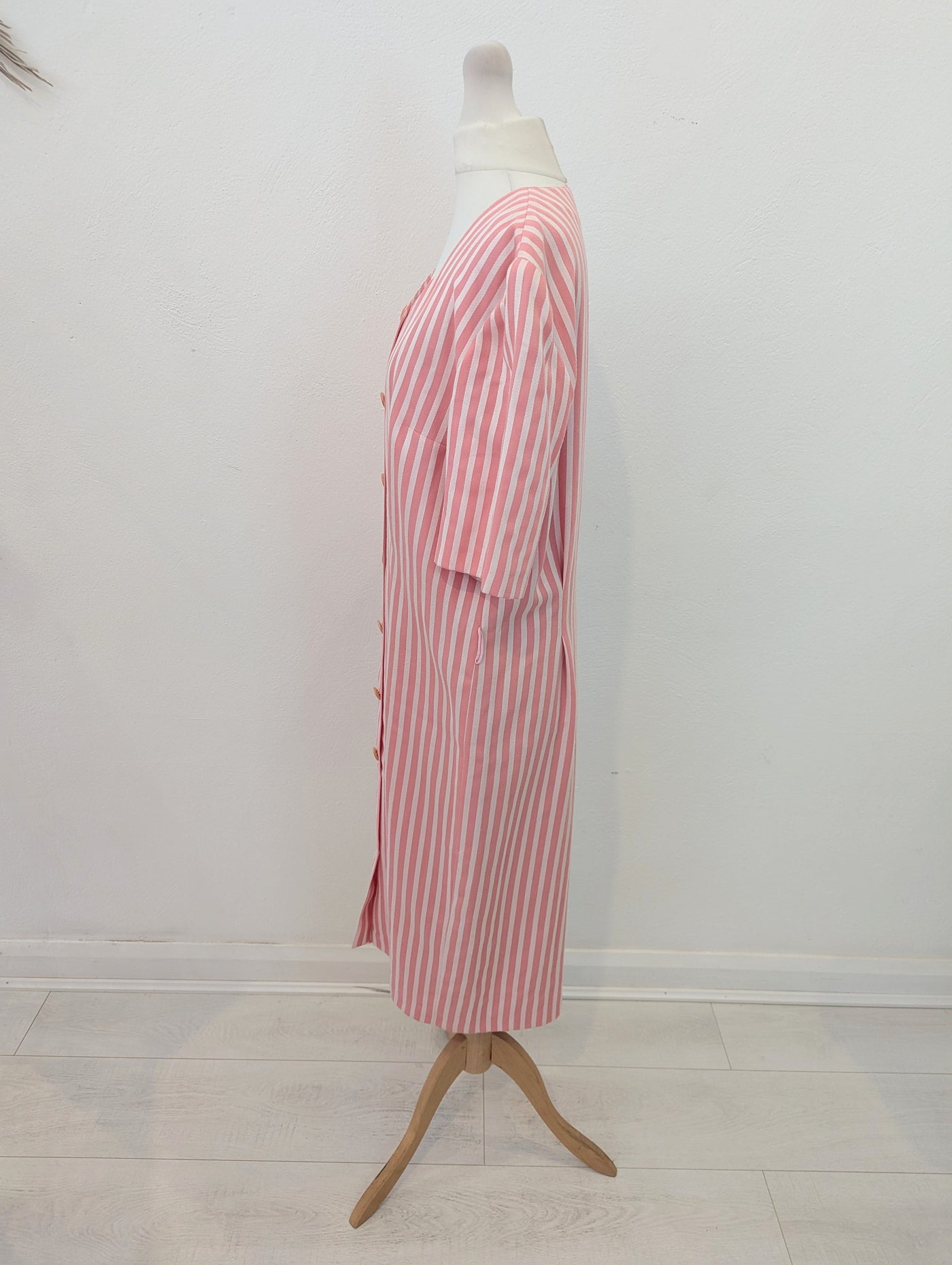 Fink Modell 1970s stripe dress 10/12