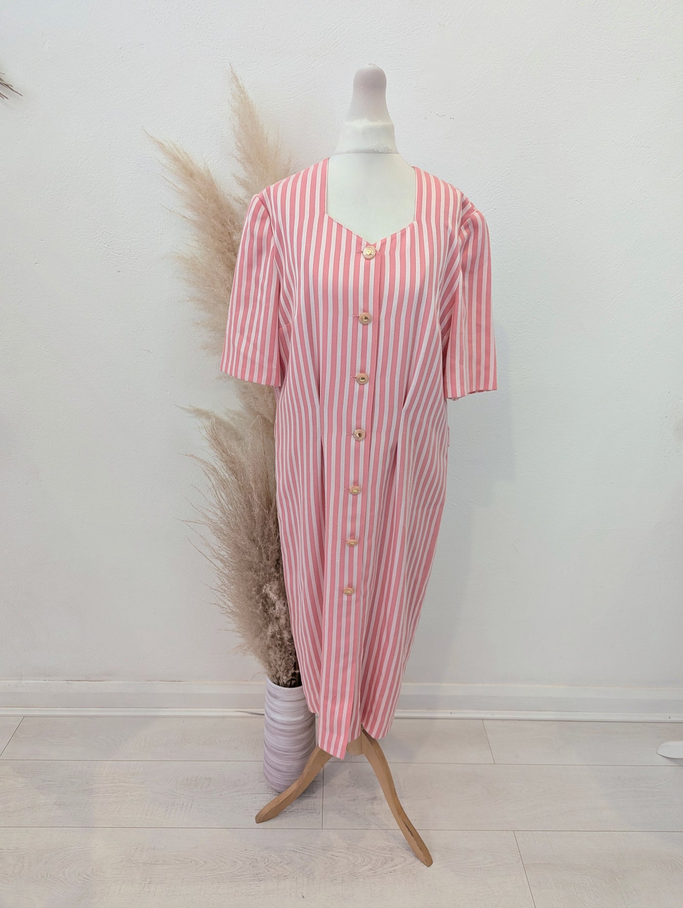 Fink Modell 1970s stripe dress 10/12