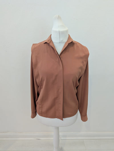 Gerard Pasquier 1970's tan blouse 10