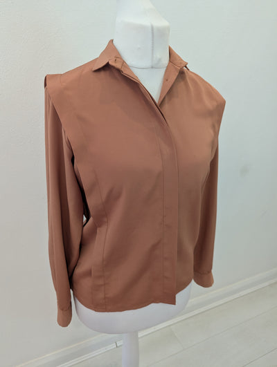 Gerard Pasquier 1970's tan blouse 10