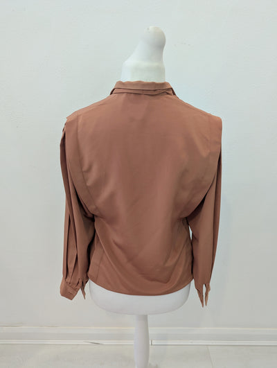 Gerard Pasquier 1970's tan blouse 10