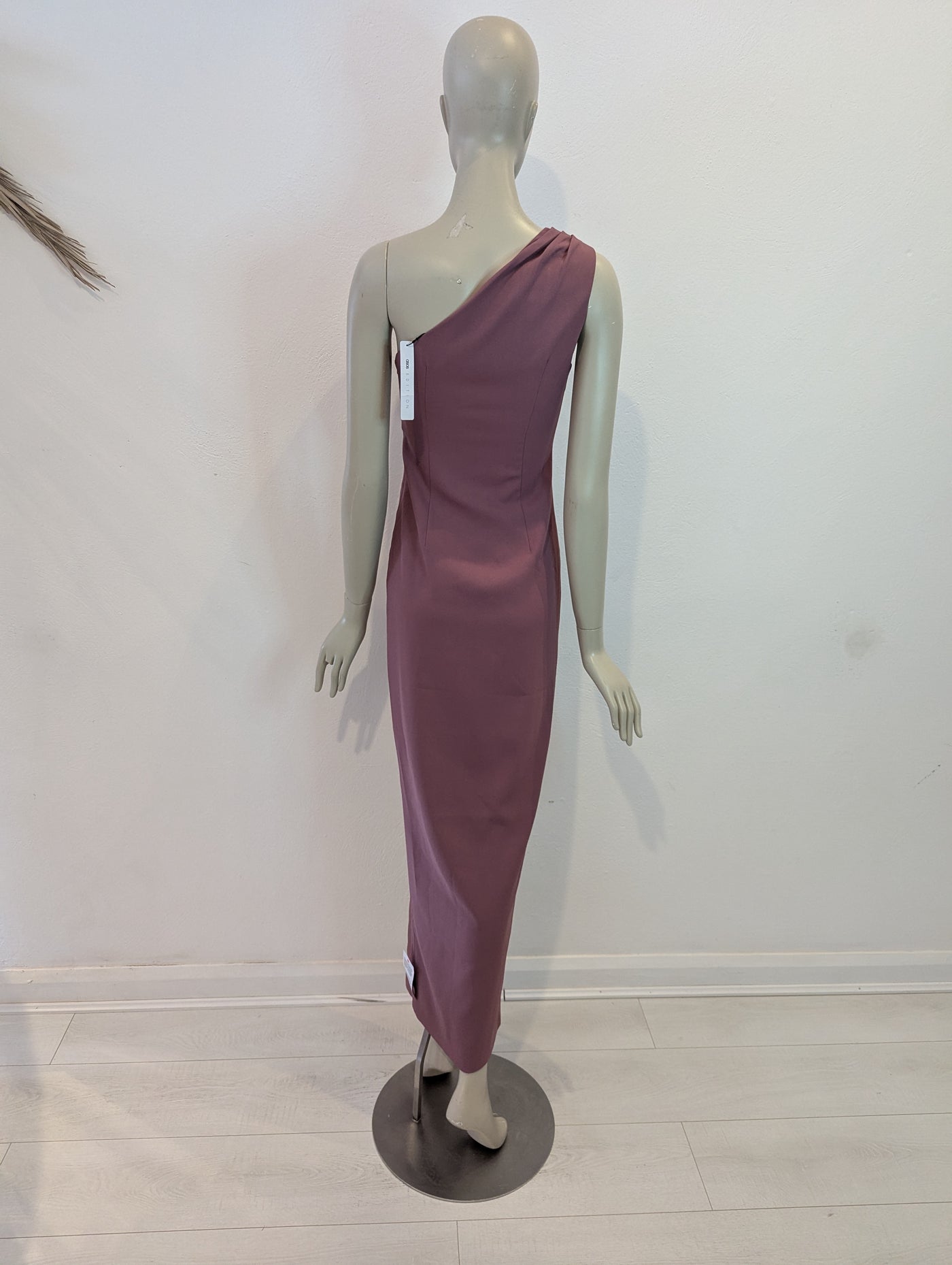 ASOS Mauve One Shoulder Dress NWT
