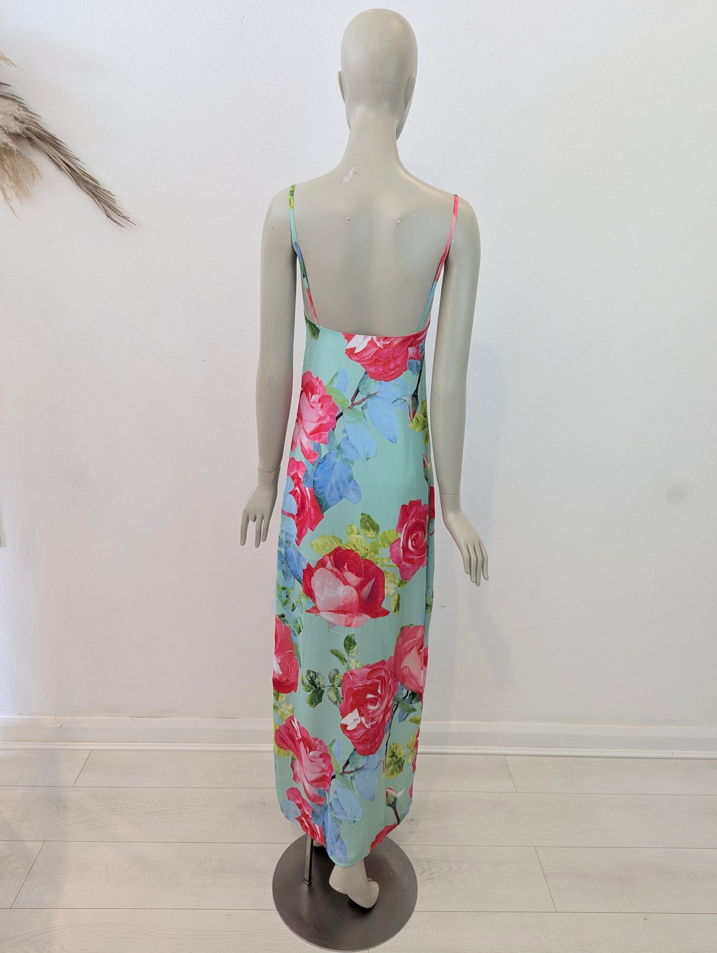 Every Cloud Green Flower Slip Dress 6