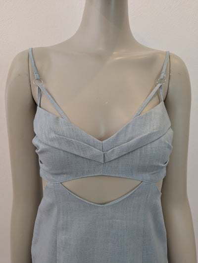 Asos Blue Cutaway Dress 6 NWT