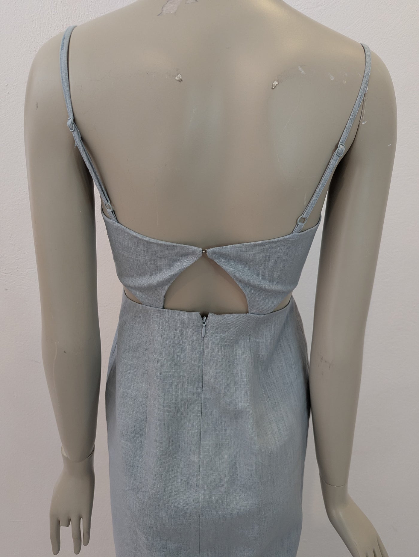 Asos Blue Cutaway Dress 6 NWT