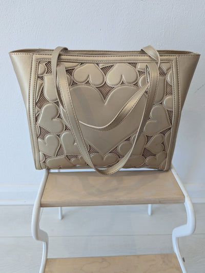 Moschino Gold Tote Bag