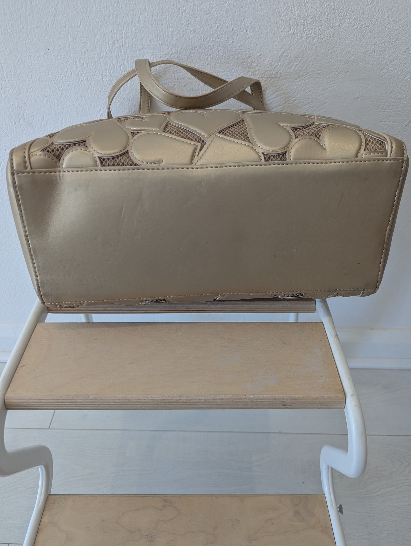 Moschino Gold Tote Bag