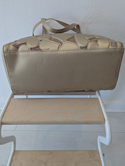 Moschino Gold Tote Bag