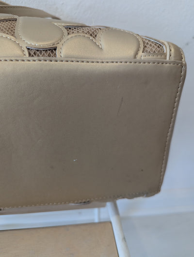 Moschino Gold Tote Bag