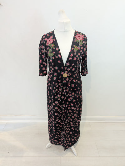 Topshop beaded Fower Dress 14