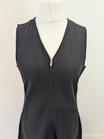 COS Black Zip Front Dress M RRP £95