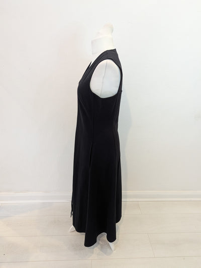COS Black Zip Front Dress M RRP £95