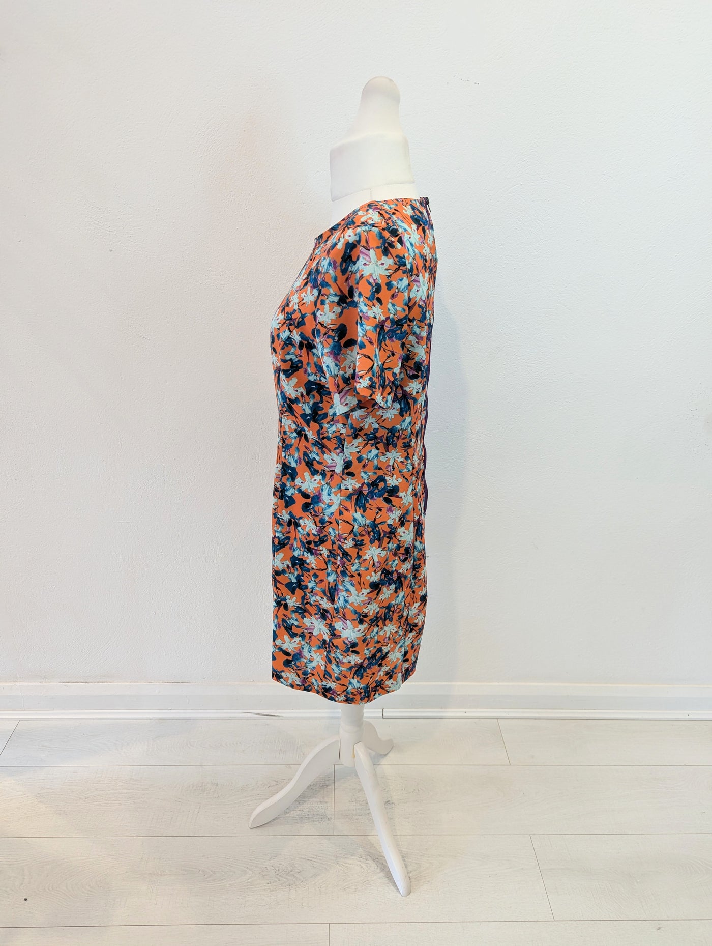 Darling Orange Floral dress 16