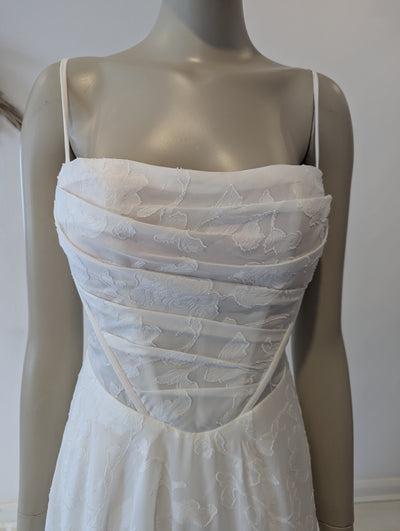 Stella York Textured dress 10 RRP £1600