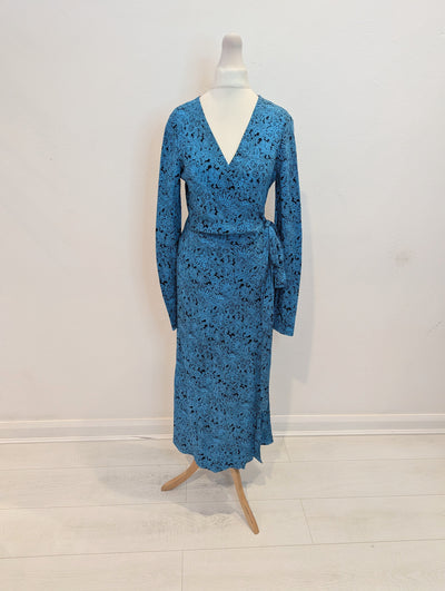 Diane Von Furstenberg silk paisley wrap dress 2