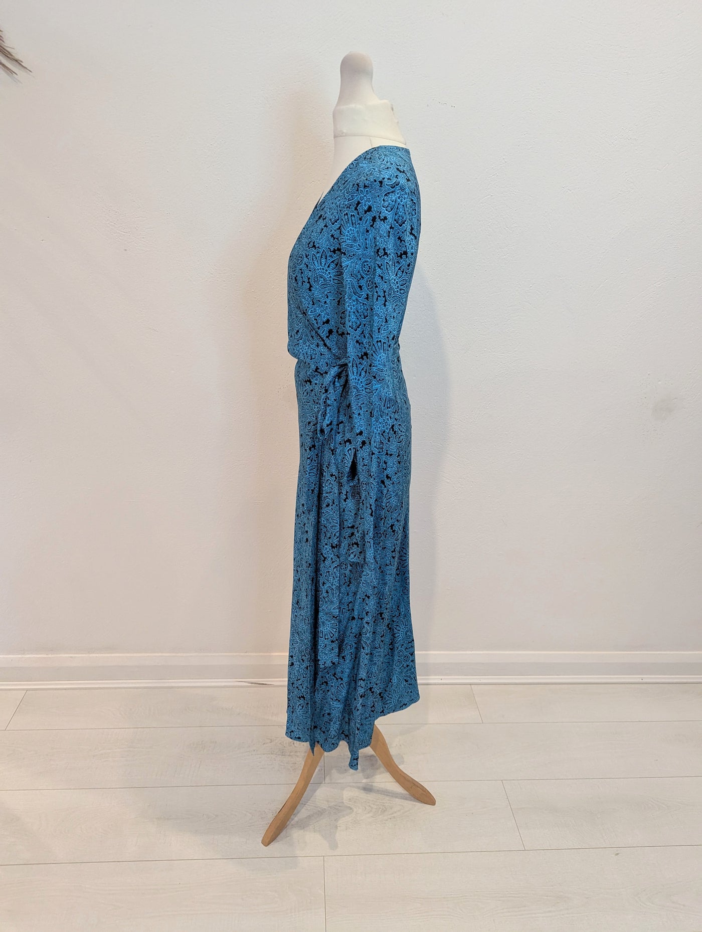 Diane Von Furstenberg silk paisley wrap dress 2