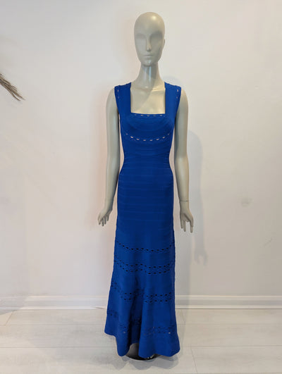 Herve Leger full length bandage dress XS