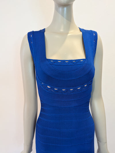 Herve Leger full length bandage dress XS