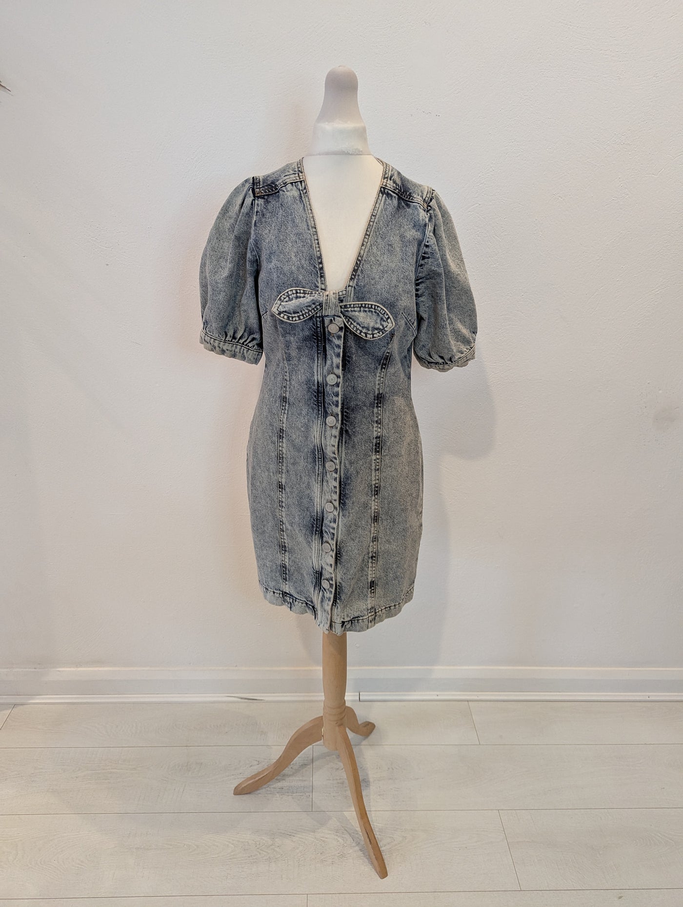 Whistles Denim Mini Dress 10 (small fitting)