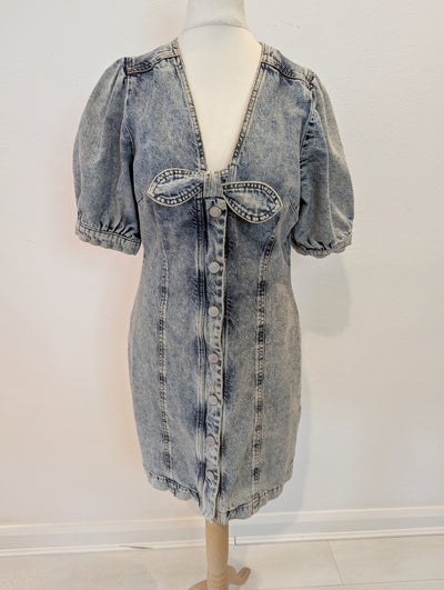 Whistles Denim Mini Dress 10 (small fitting)