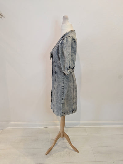 Whistles Denim Mini Dress 10 (small fitting)