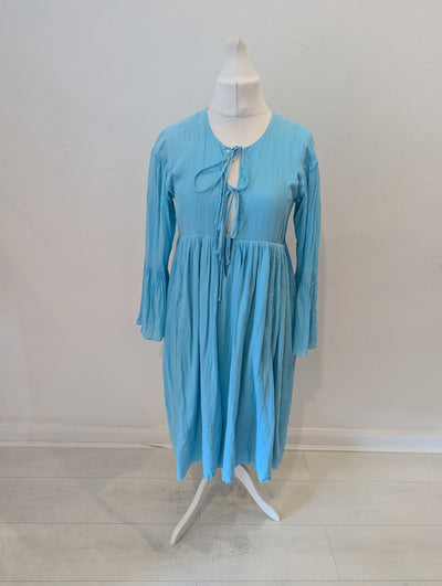 Loup Charmant Blue Organic Cotton Dress S