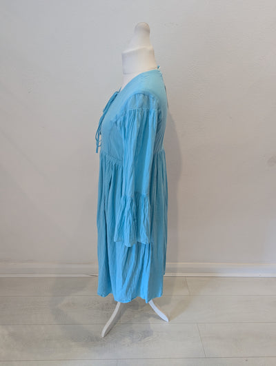 Loup Charmant Blue Organic Cotton Dress S