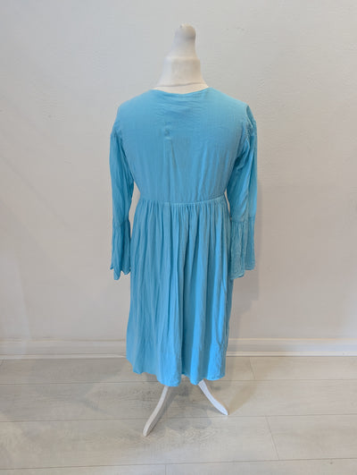 Loup Charmant Blue Organic Cotton Dress S