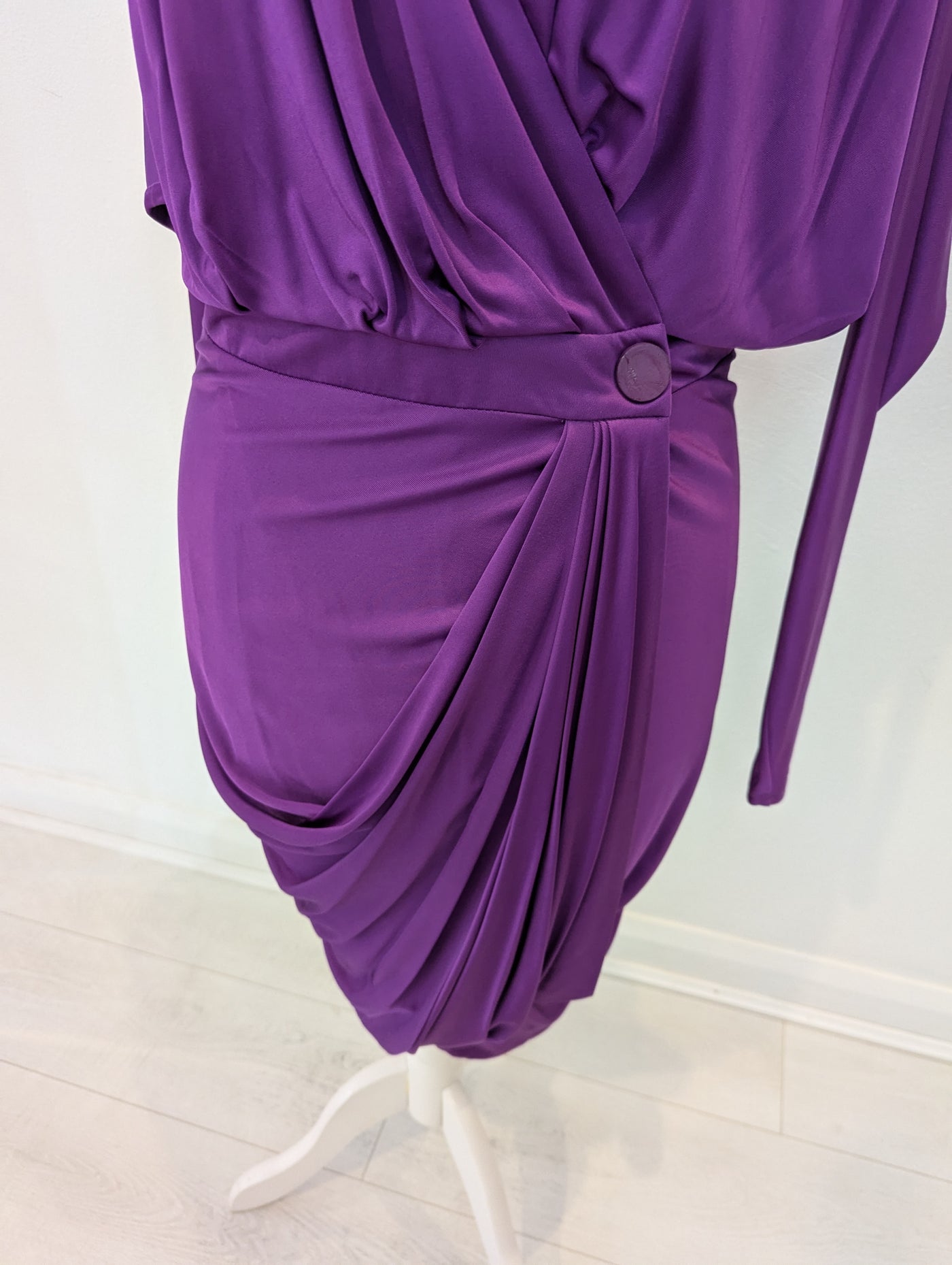 Mary Portas Purple Wrap Dress NWT RRP £220 14